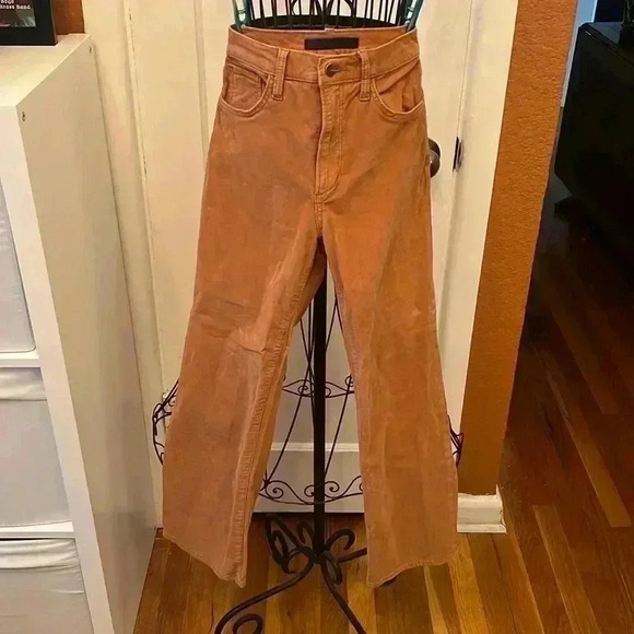 Joe Jeans The Blake High-Rise Wide Leg Crop Corduroy Pants-Sz 25 - Picture 1 of 6